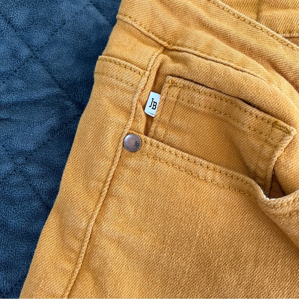Judy Blue Mustard Cropped Button-Fly Ankle Jeans - Picture 7 of 14